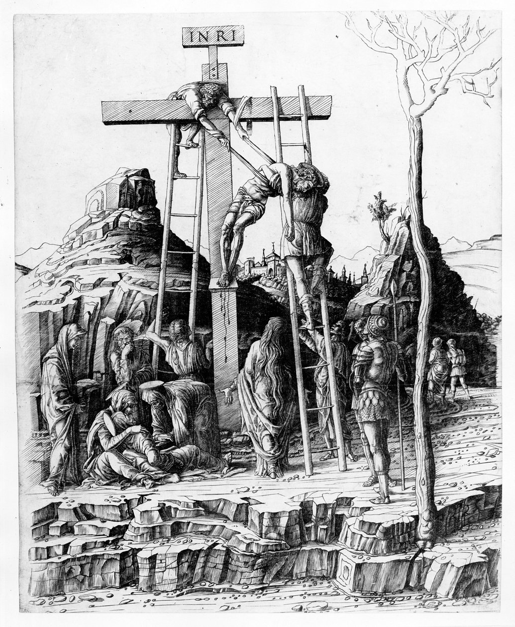 The Descent from the Cross by Andrea Mantegna