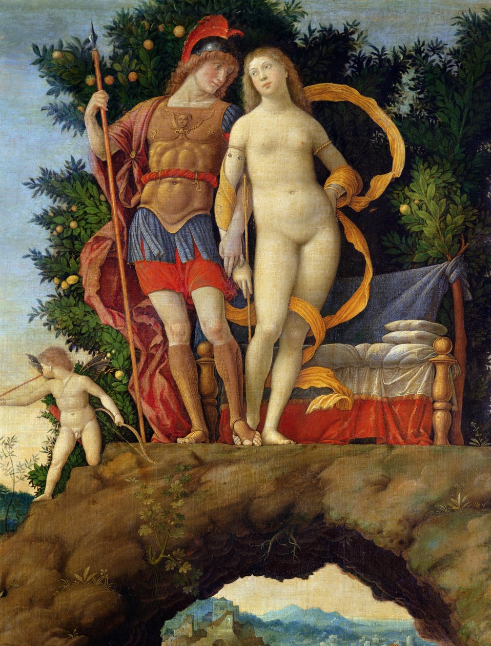 The Parnassus (detail) by Andrea Mantegna