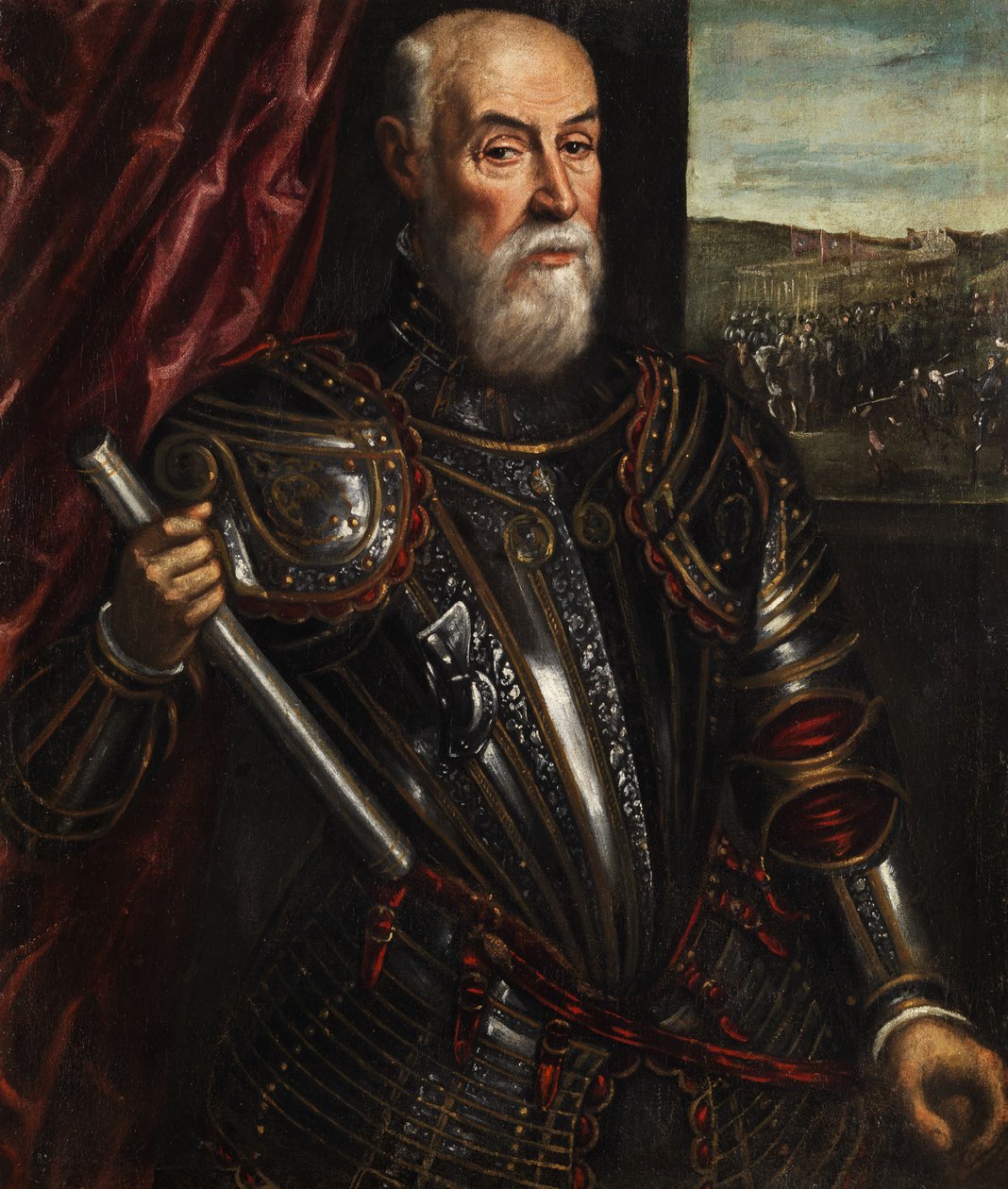 Portrait of a Venetian General by Andrea Vicentino