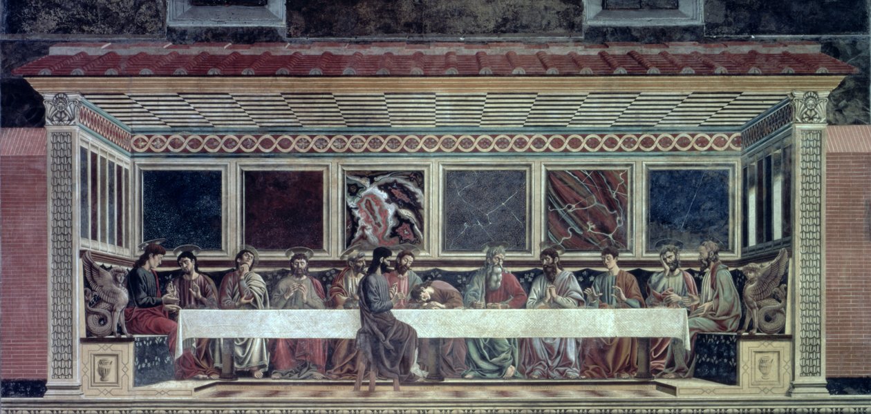 The Last Supper by Andrea del Castagno