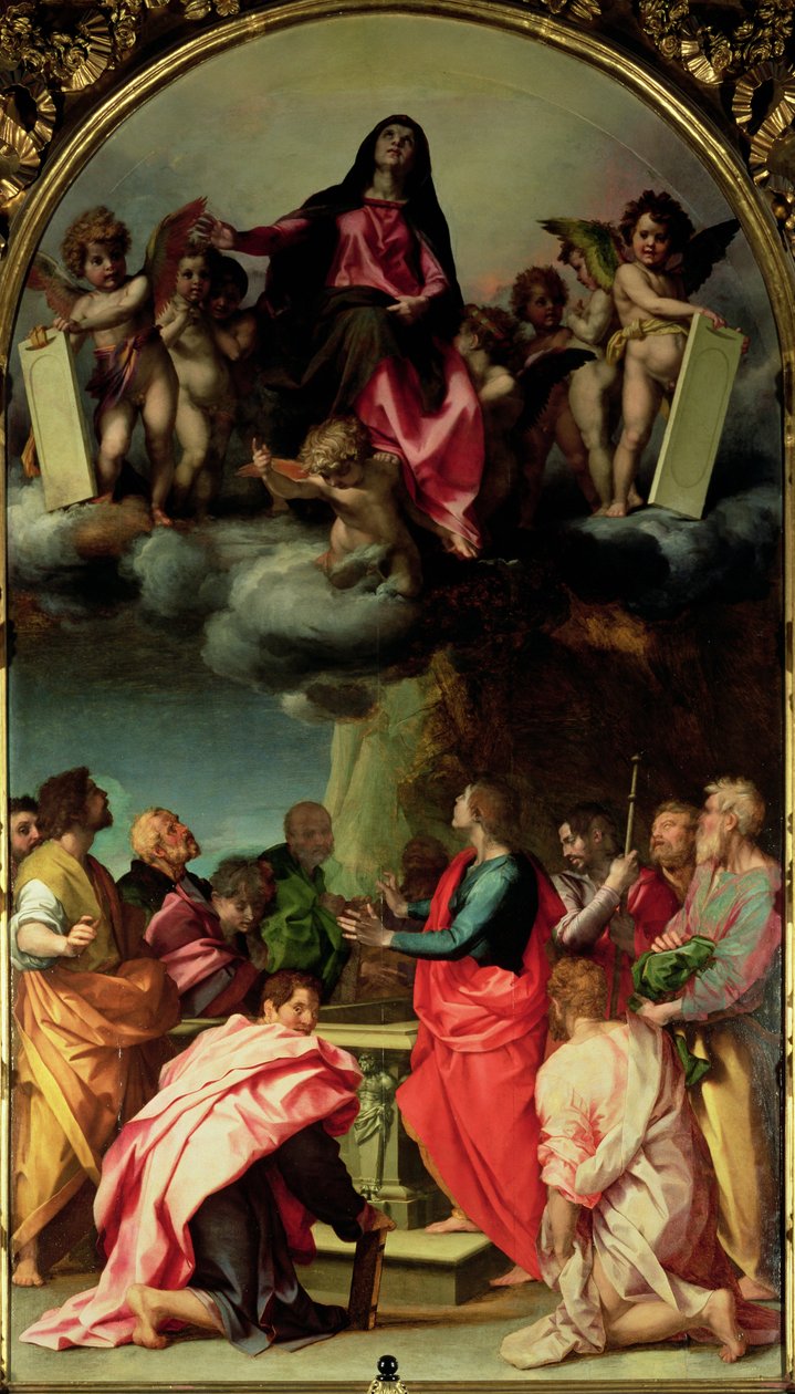 Panciatichi Assumption of the Virgin by Andrea del Sarto