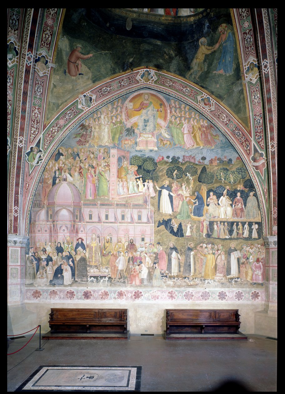 The Church Militant and Triumphant, in the Spanish Chapel by Andrea di Bonaiuto