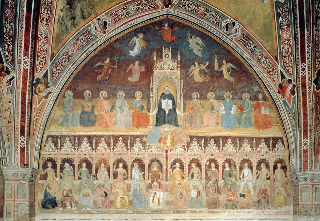 The Triumph of Catholic Doctrine (detail) by Andrea di Bonaiuto