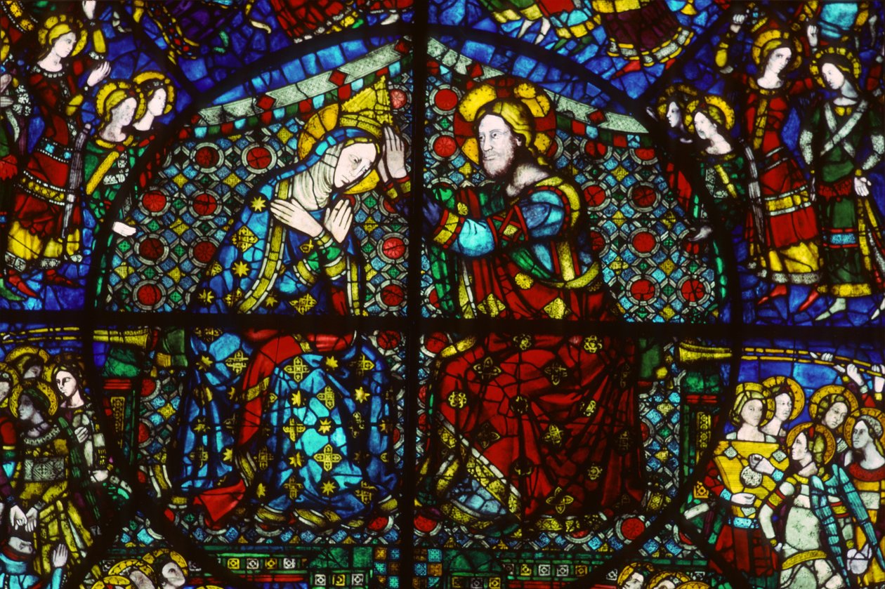 The Coronation of the Virgin by Andrea di Buonaiuto da Firenze