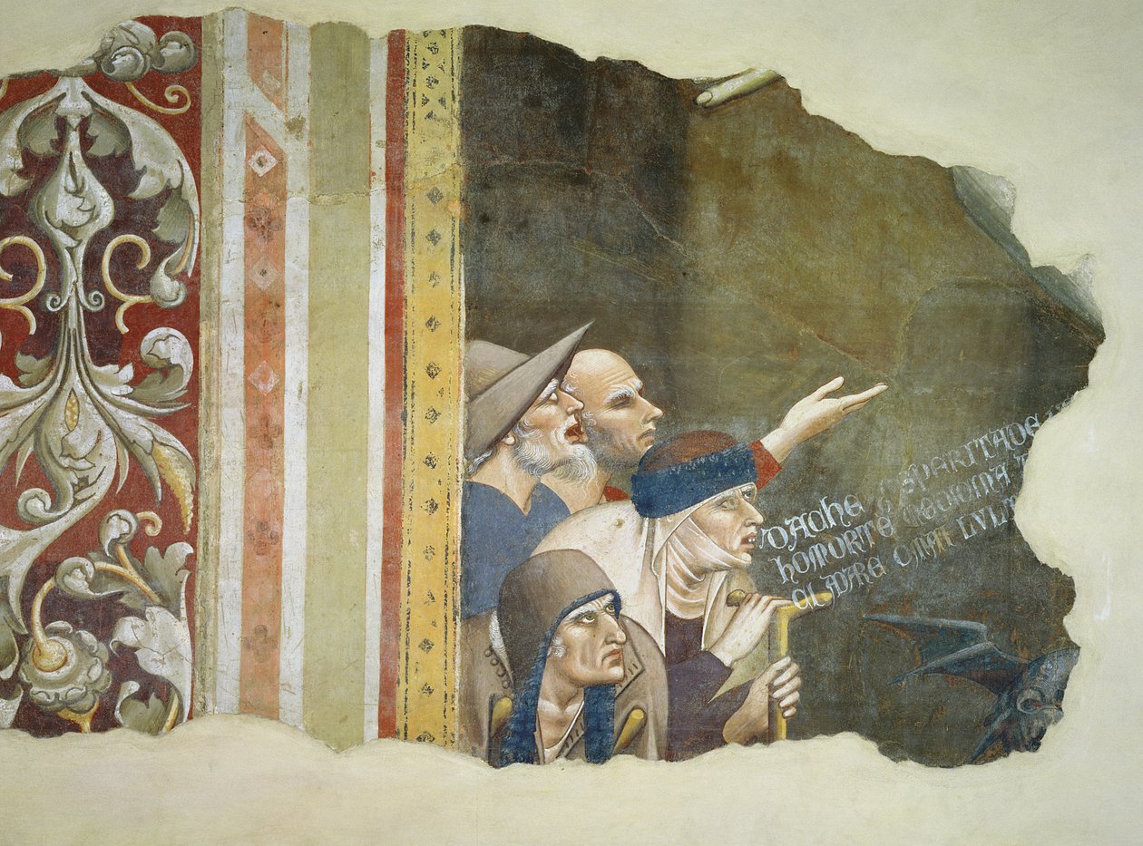 The Triumph of Death, Fragment Depicting Beggars, 1348 by Andrea di Cione Orcagna