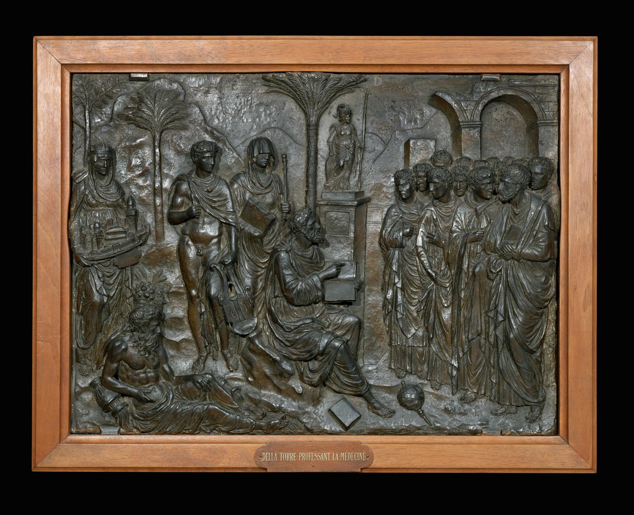 Della Torre, Professor of Medicine, lecturing by Andrea (1470 1532) Riccio