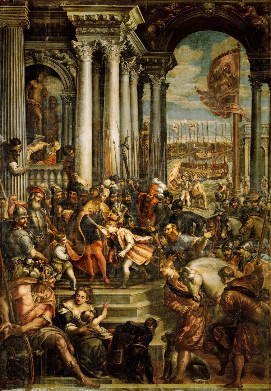 The Byzantine Emperor Alexius IV Angelus by Andrea (1539 1614) Vicentino
