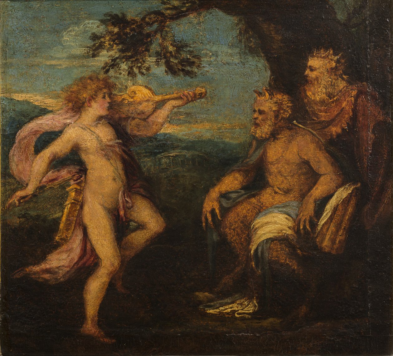 The Judgement of Midas by Andrea Schiavone