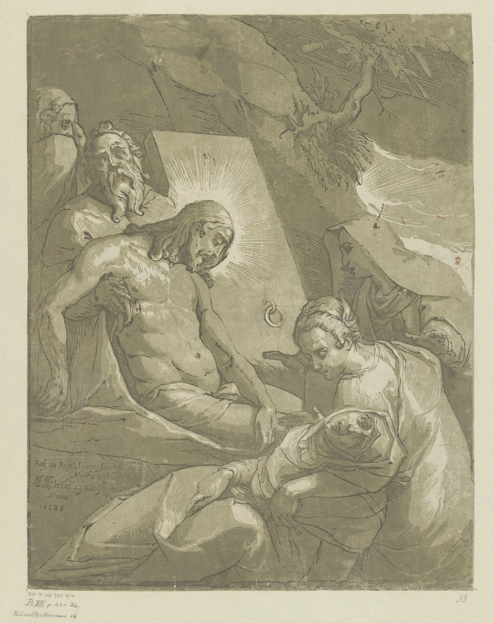 The Entombment of Christ by Andrea Andreani