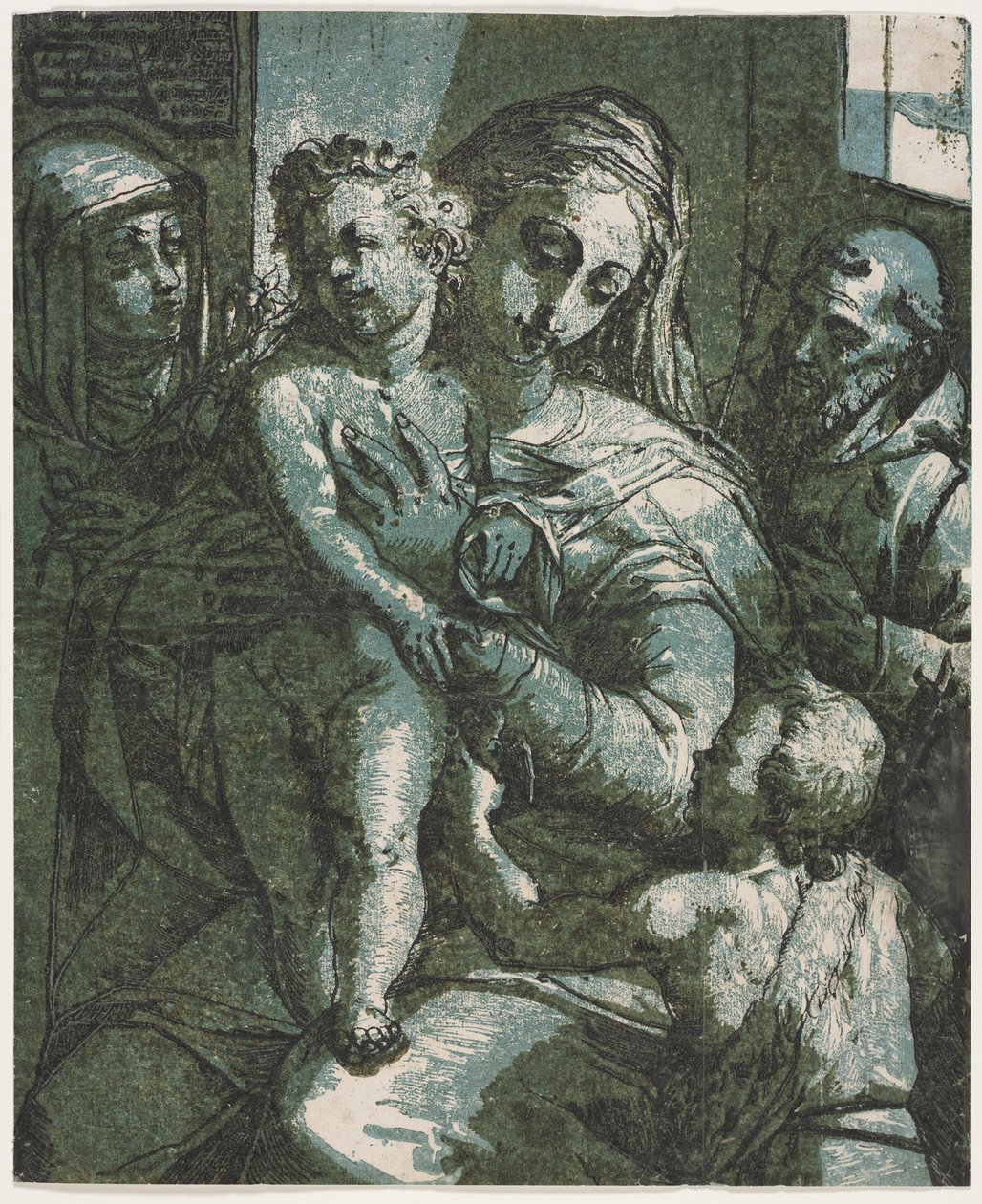 Virgin and Child with St. John, St. Catherine of Siena and Saint Francis by Andrea Andreani