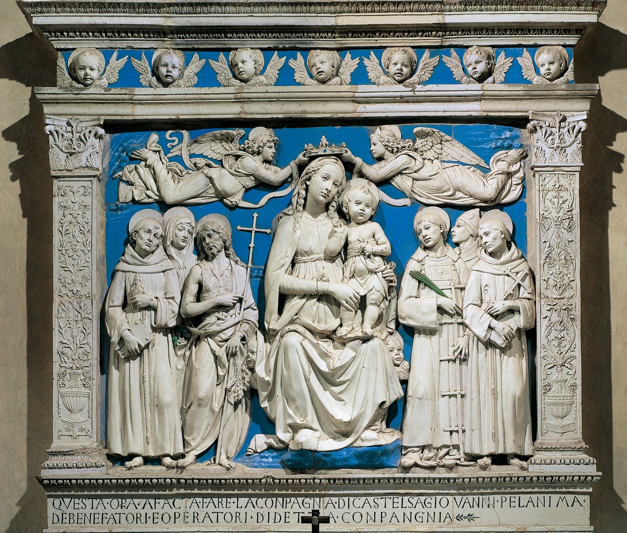 Madonna and Child with Saints by Andrea Della Robbia
