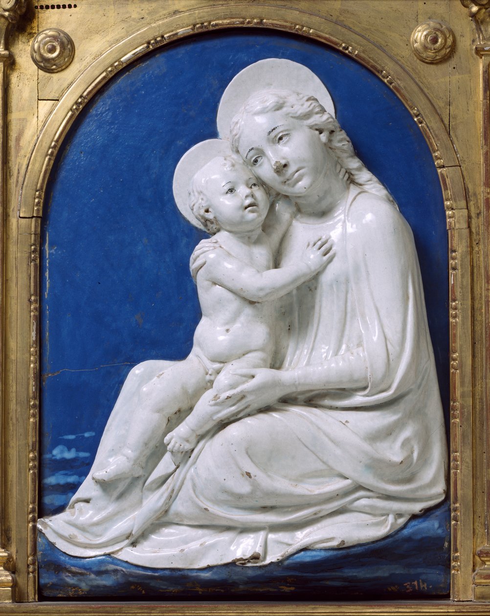 The Madonna and Child (The Madonna of Humility) by Andrea Della Robbia