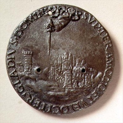The Hand that Threatens Florence, medal by Andrea and Luca Della Robbia