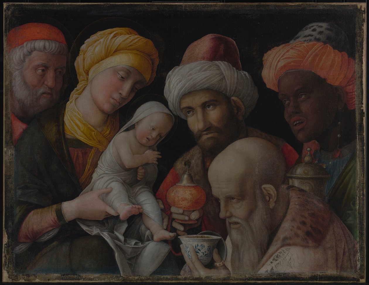 Adoration of the Magi by Andrea Mantegna: Fine art print