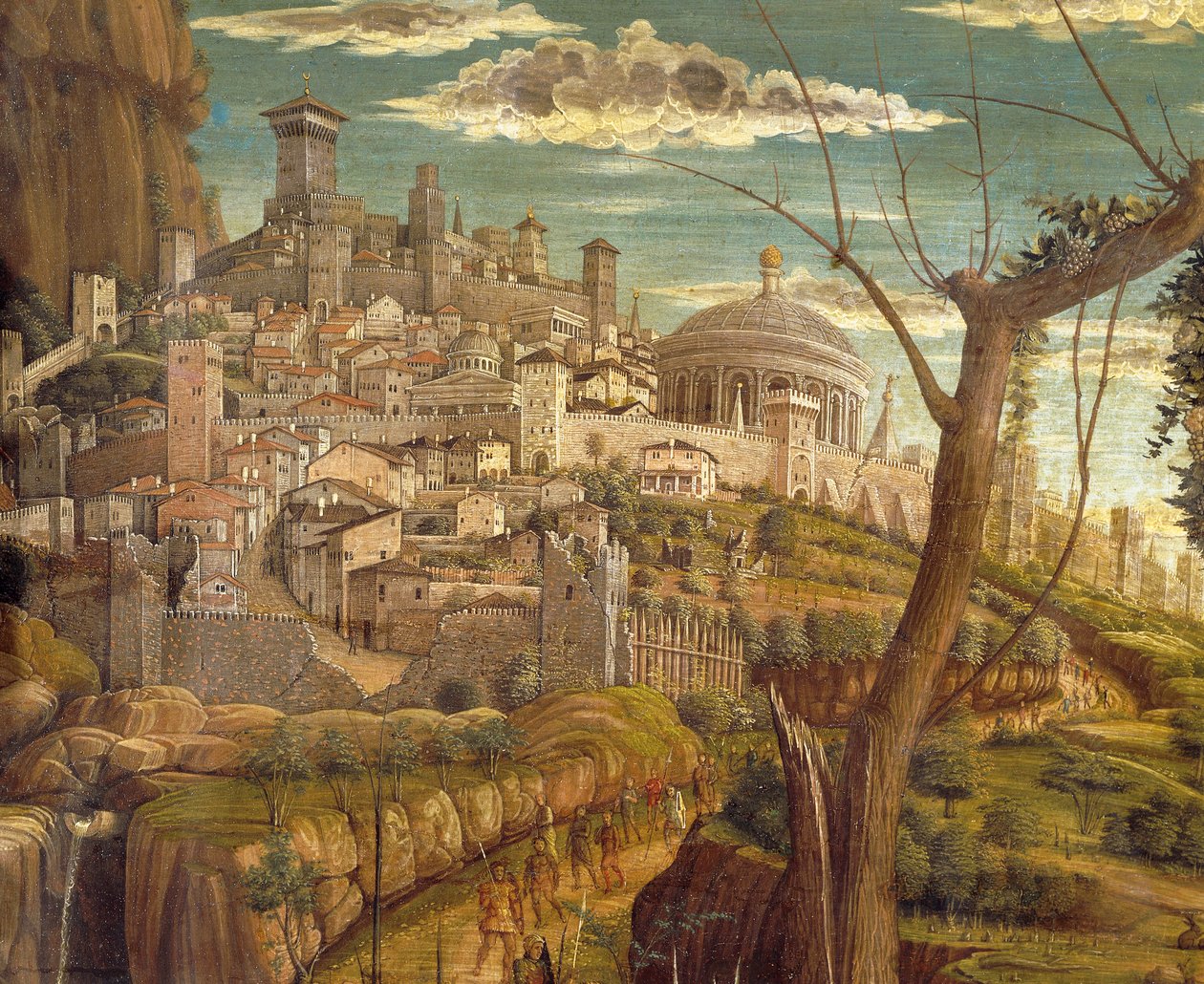 Agony in Garden (detail) by Andrea Mantegna