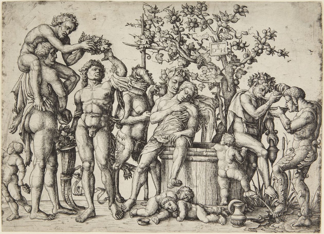 Bacchanal by Andrea Mantegna