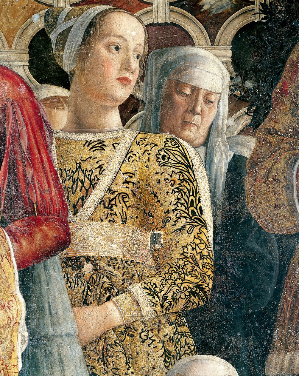 Barbarina Gonzaga (detail) by Andrea Mantegna