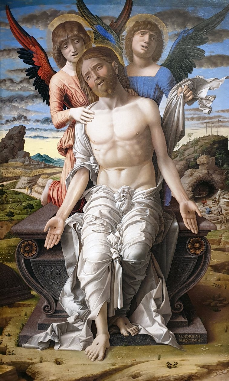 Christ as the Man of Sorrows by Andrea Mantegna