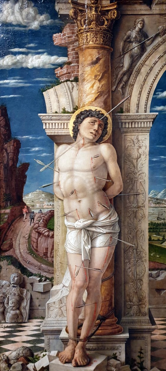 Saint Sebastian by Andrea Mantegna