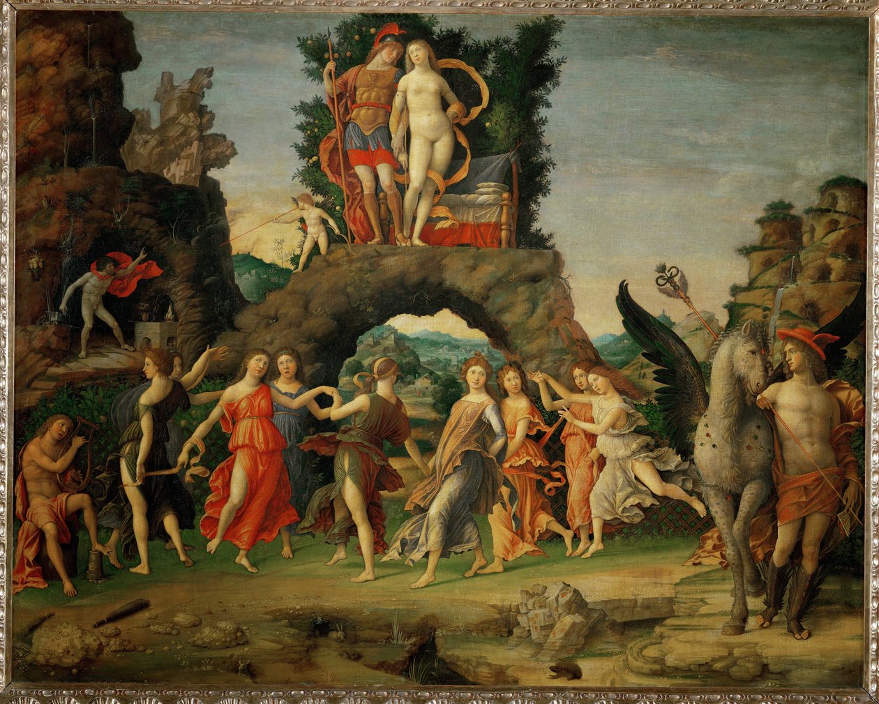 Il Parnasso. Mars and Venus by Andrea Mantegna