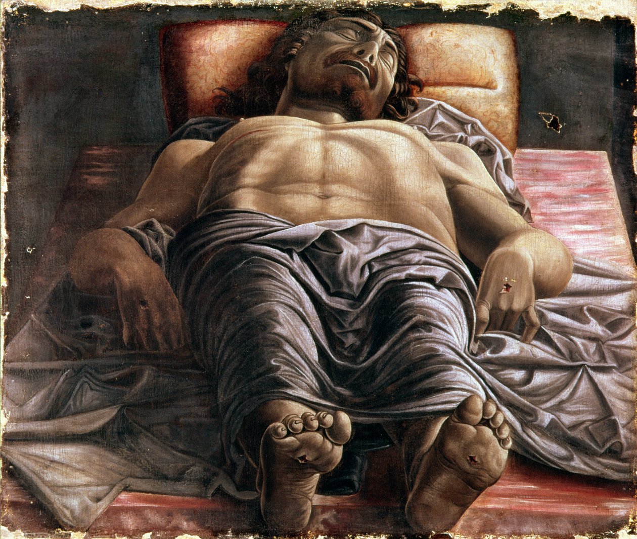 Lamentation Over the Dead Christ by Andrea Mantegna