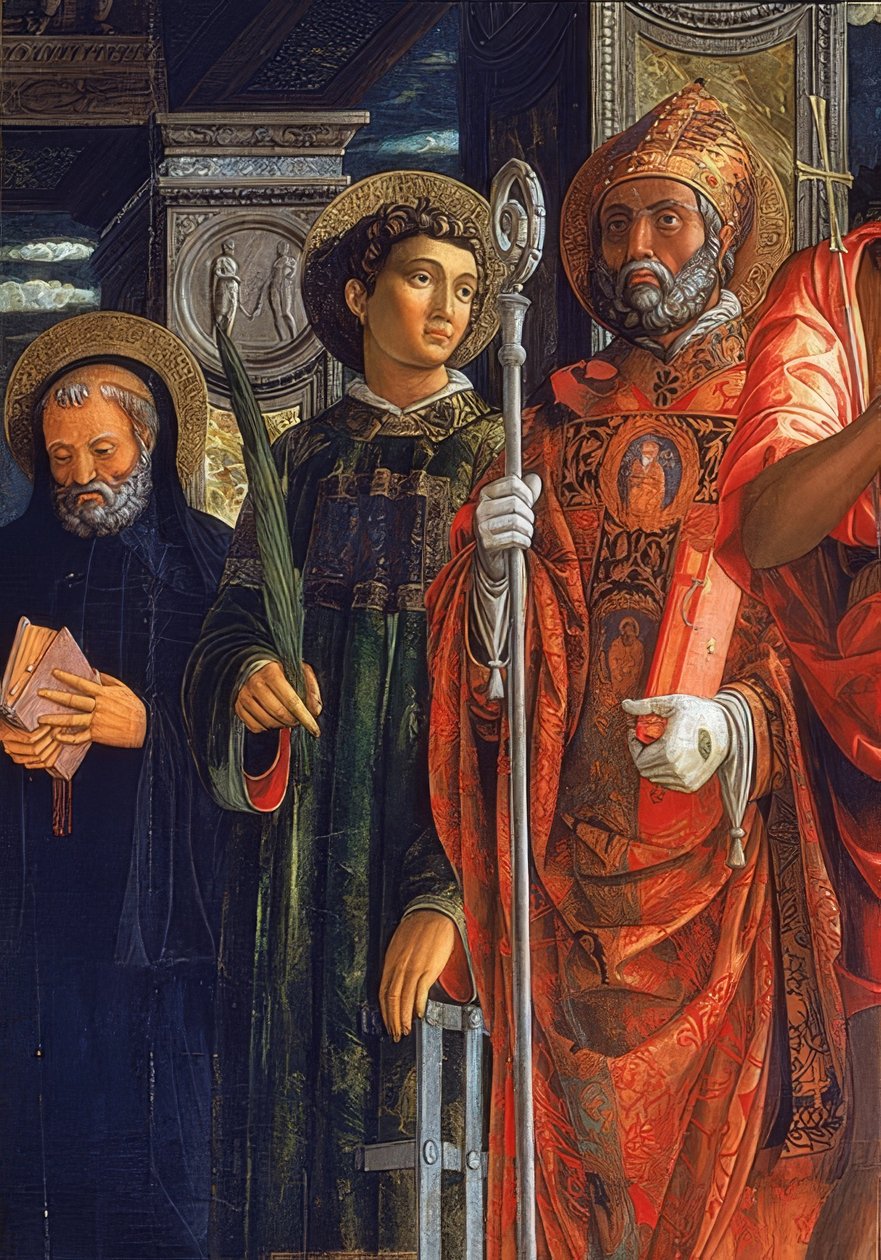 San Zeno Altarpiece (detail) by Andrea Mantegna