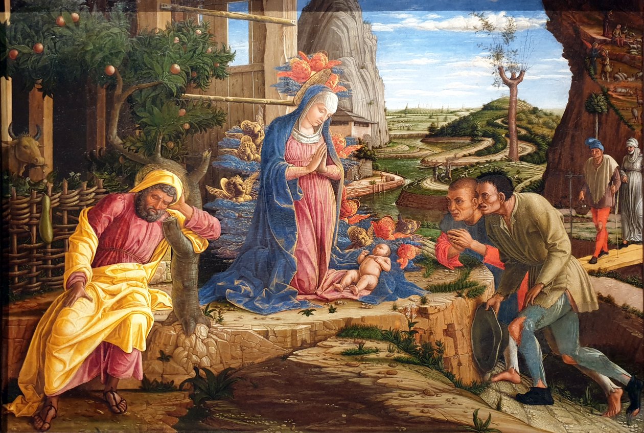 The Adoration of the Shepherds by Andrea Mantegna