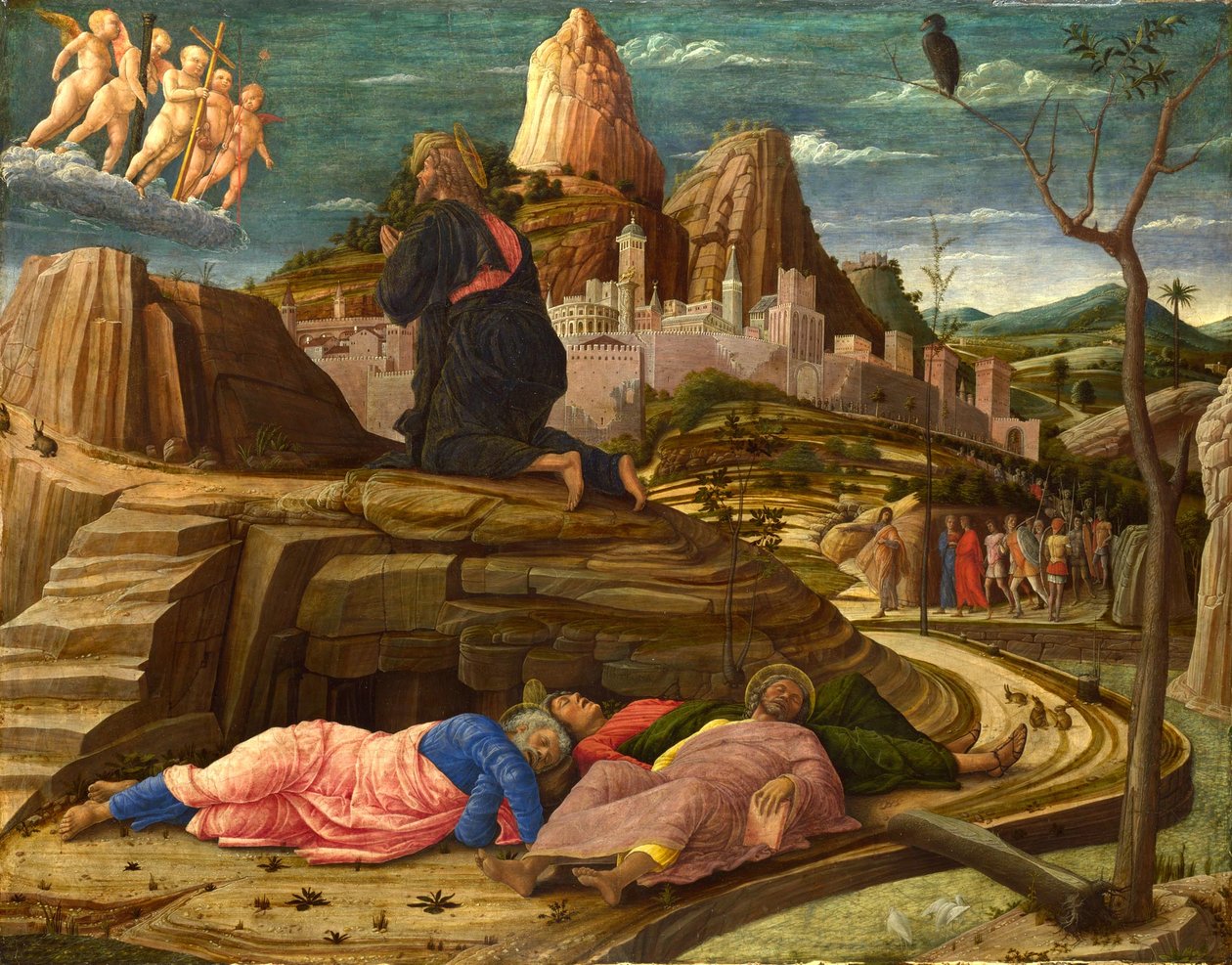 The Agony in the Garden of Gethsemane by Andrea Mantegna