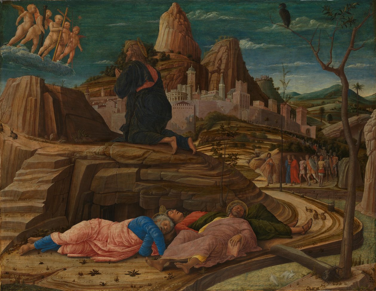 The Agony in the Garden of Gethsemane by Andrea Mantegna