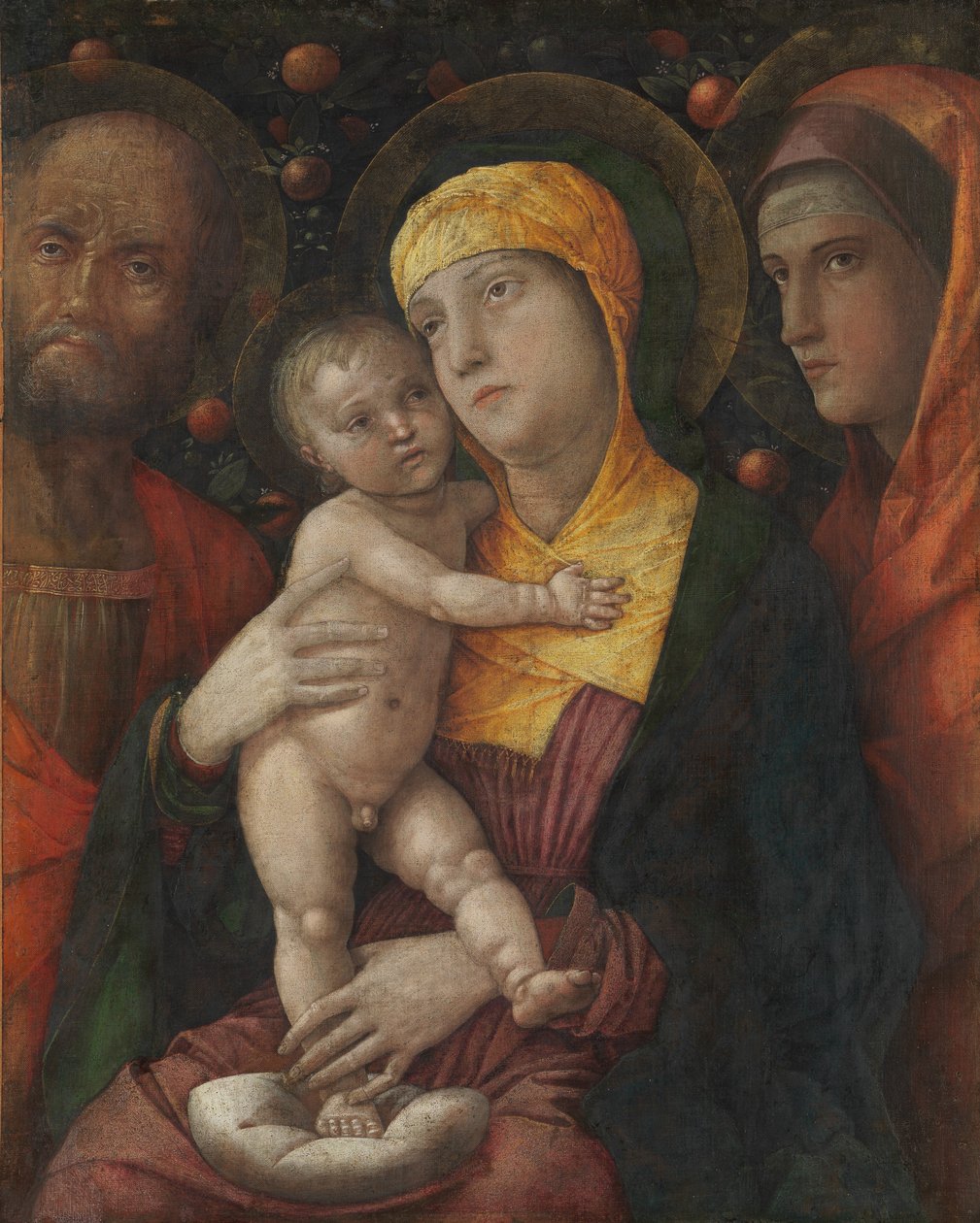 The Holy Family with Saint Mary Magdalen by Andrea Mantegna