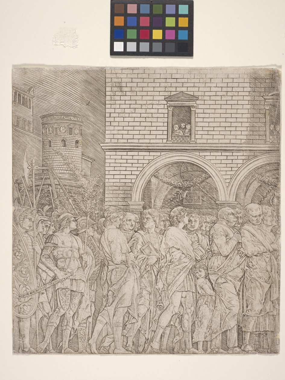 The Senators - The Triumph of Julius Caesar by Andrea Mantegna