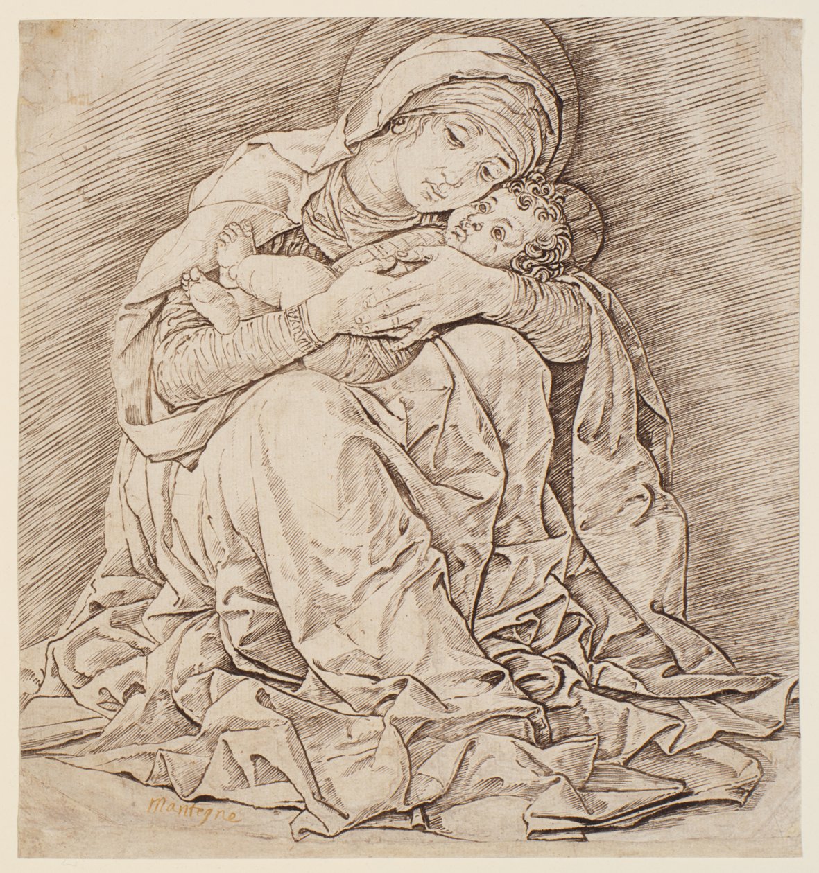 The Virgin and Child by Andrea Mantegna