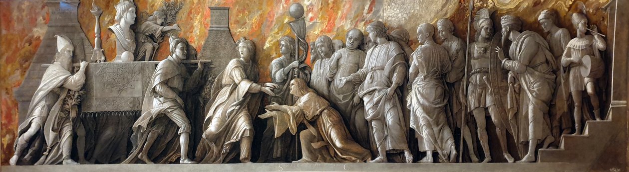 The Introduction of the Cult of Cybele in Rome by Andrea Mantegna