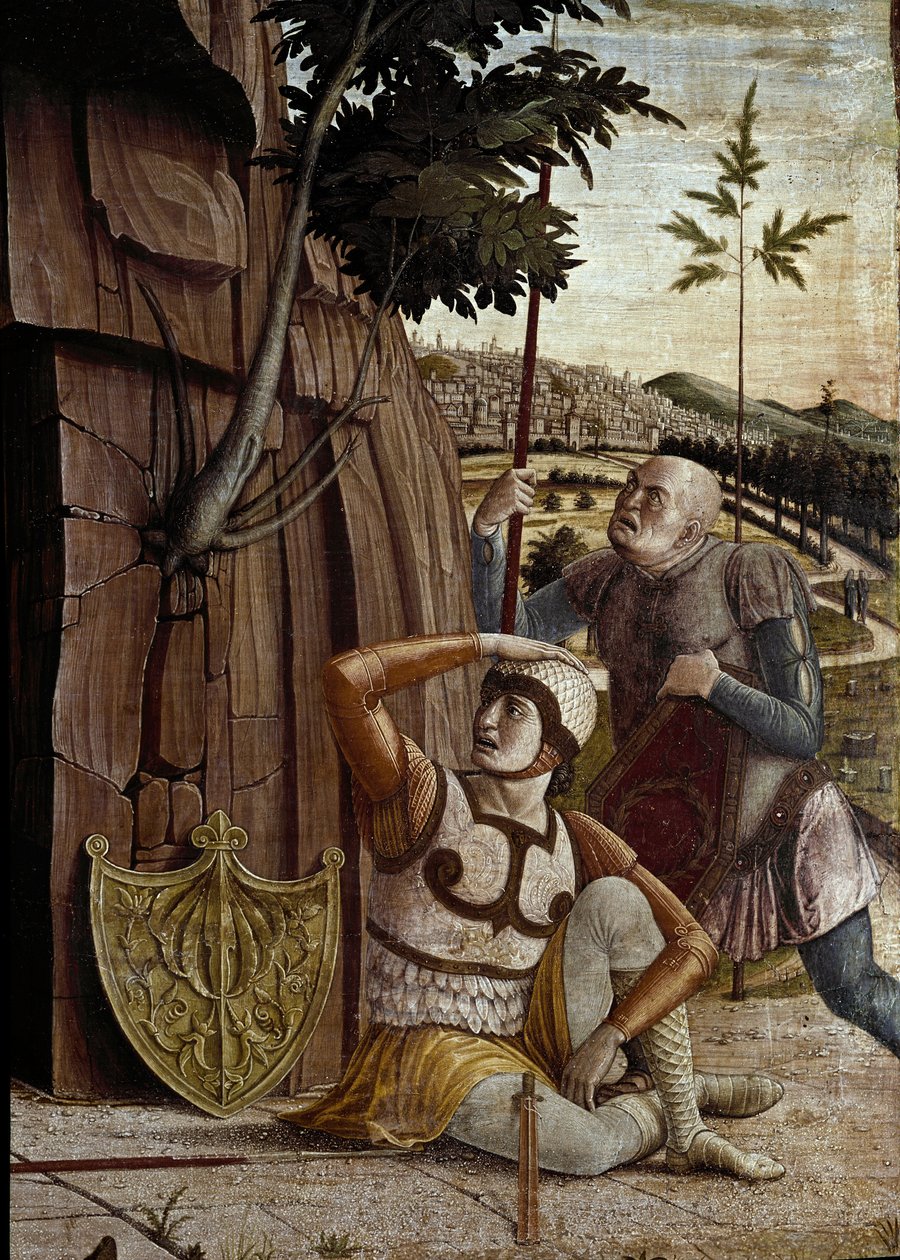 The Resurrection (detail) by Andrea Mantegna