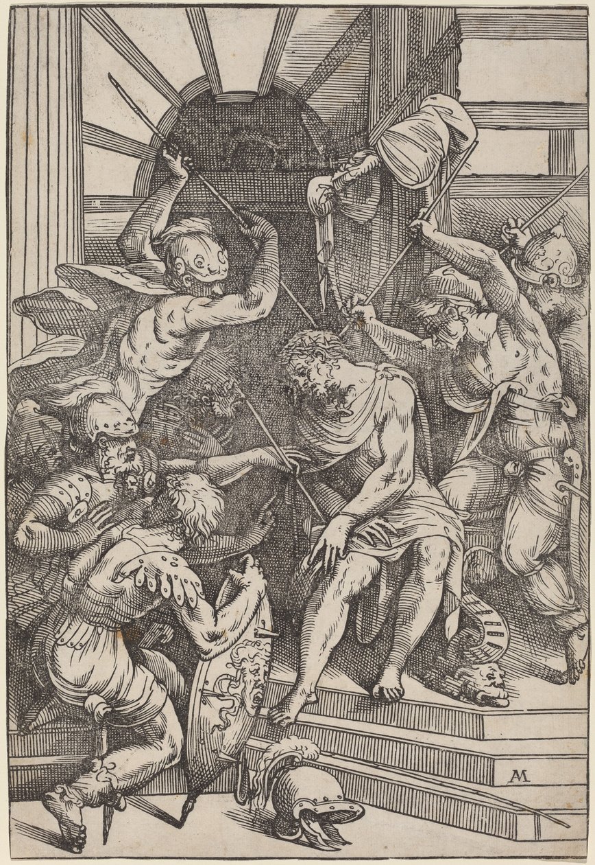 Christ Crowned with Thorns by Andrea Meldolla, called Schiavone, after Titian