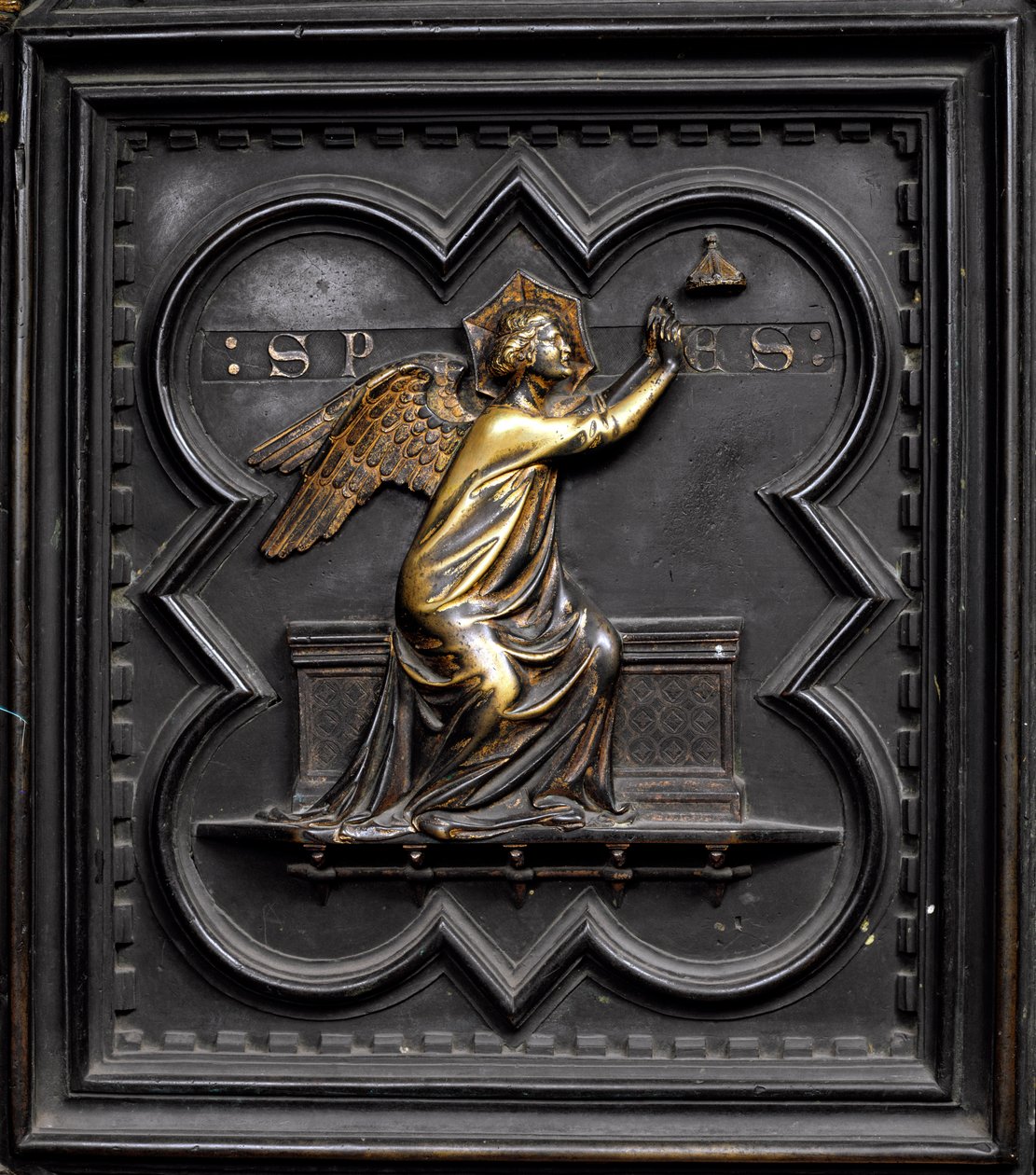 Hope, panel A of the South Doors of the Baptistery of San Giovanni by Andrea Pisano