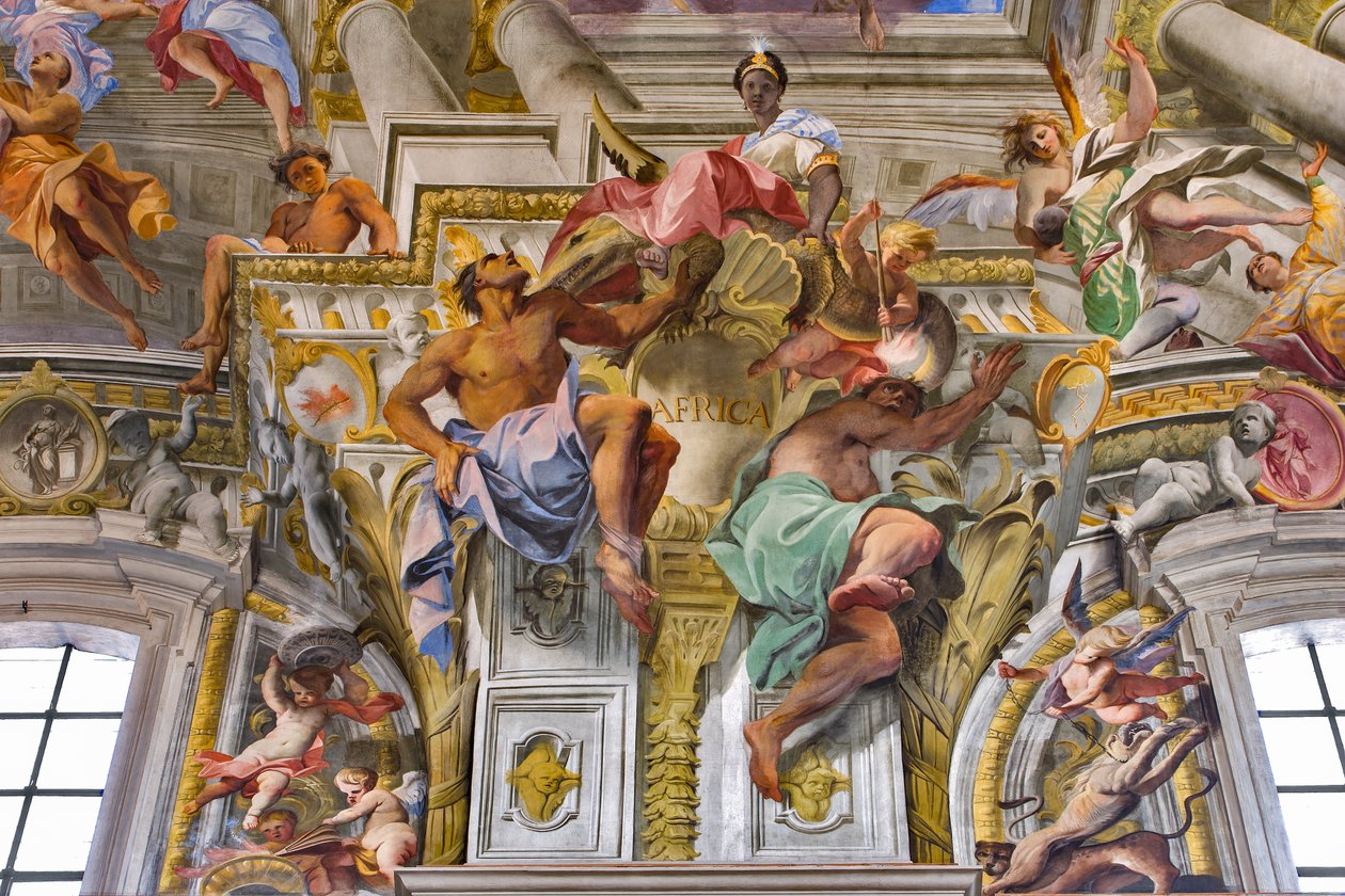 Africa (detail) by Andrea Pozzo