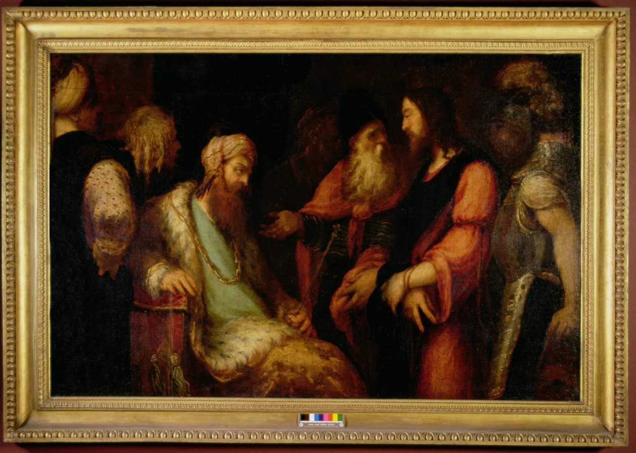 Christ Before Herod by Andrea Schiavone
