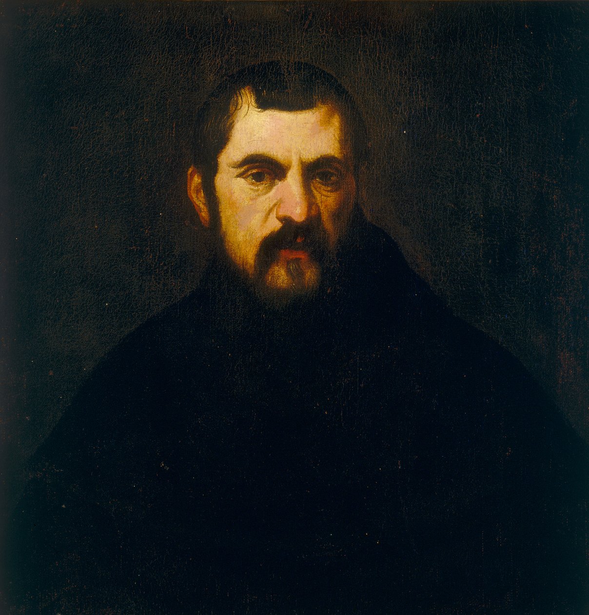 Portrait of a Franciscan by Andrea Schiavone