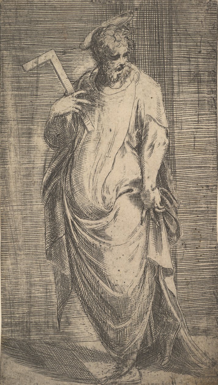 Saint James Minor from Christ and the Apostles, ca. 1548-50 by Andrea Schiavone
