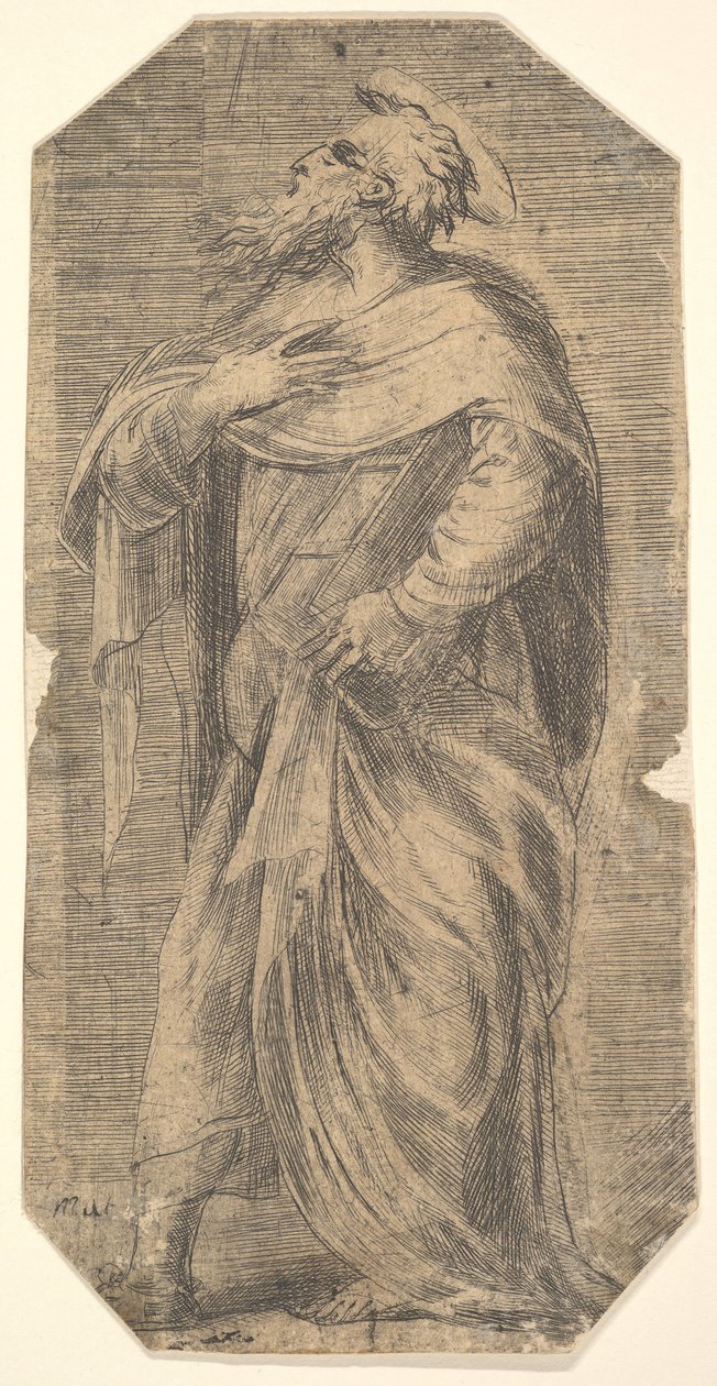 Saint Jude Facing Left, Book Under His Left Arm, from 
