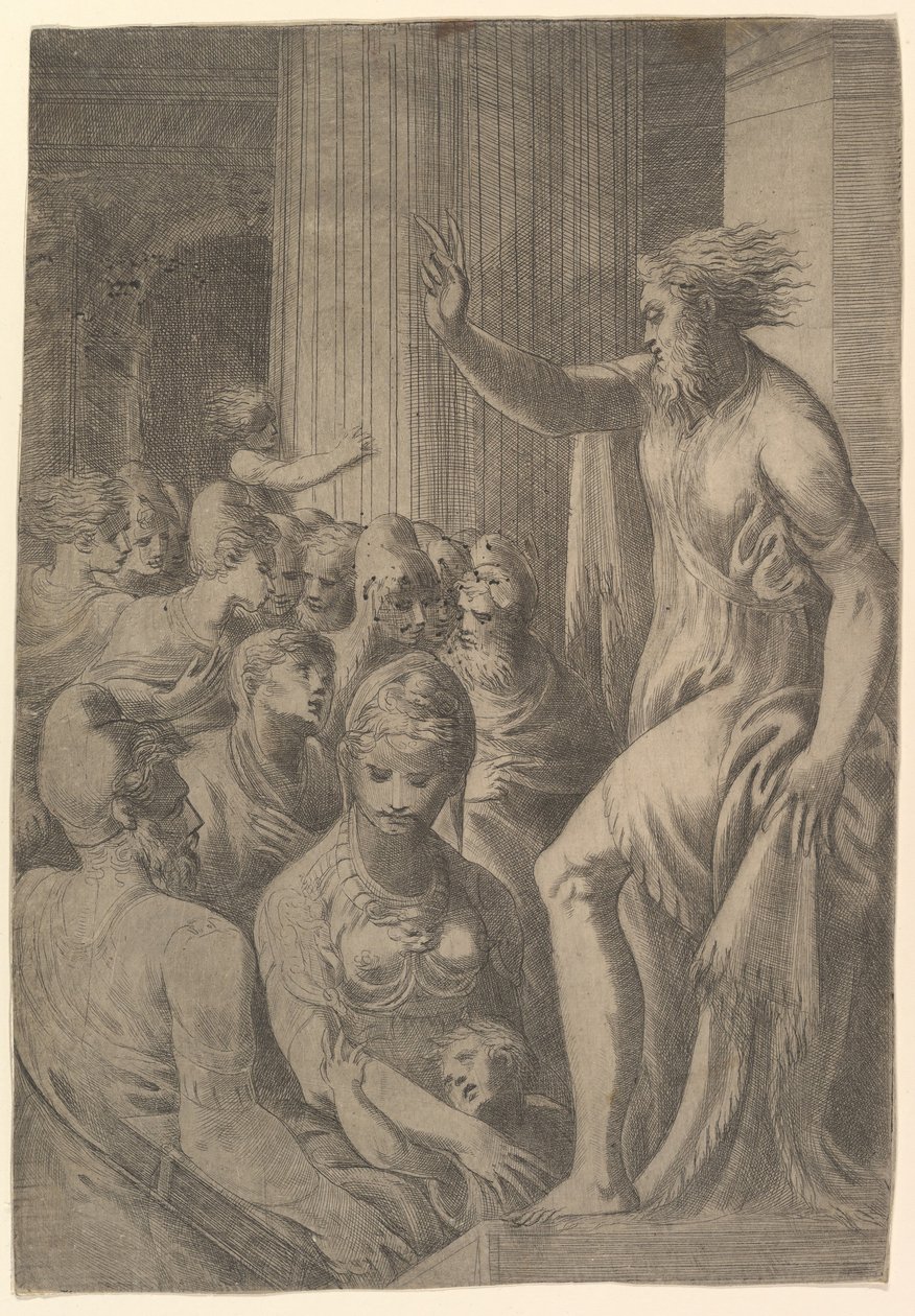 Saint Paul Preaching in Athens by Andrea Schiavone