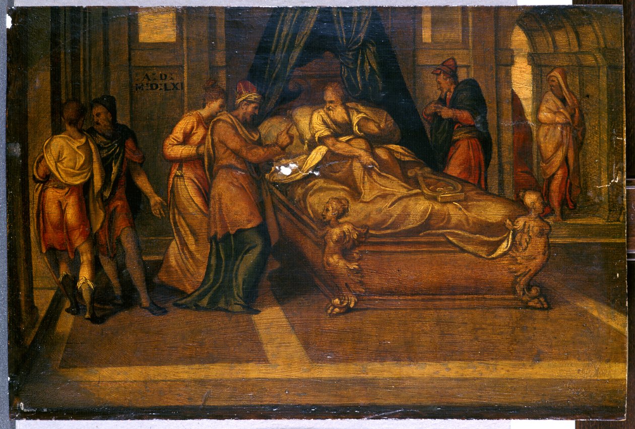 Scenes from the Story of David, 1561 by Andrea Schiavone