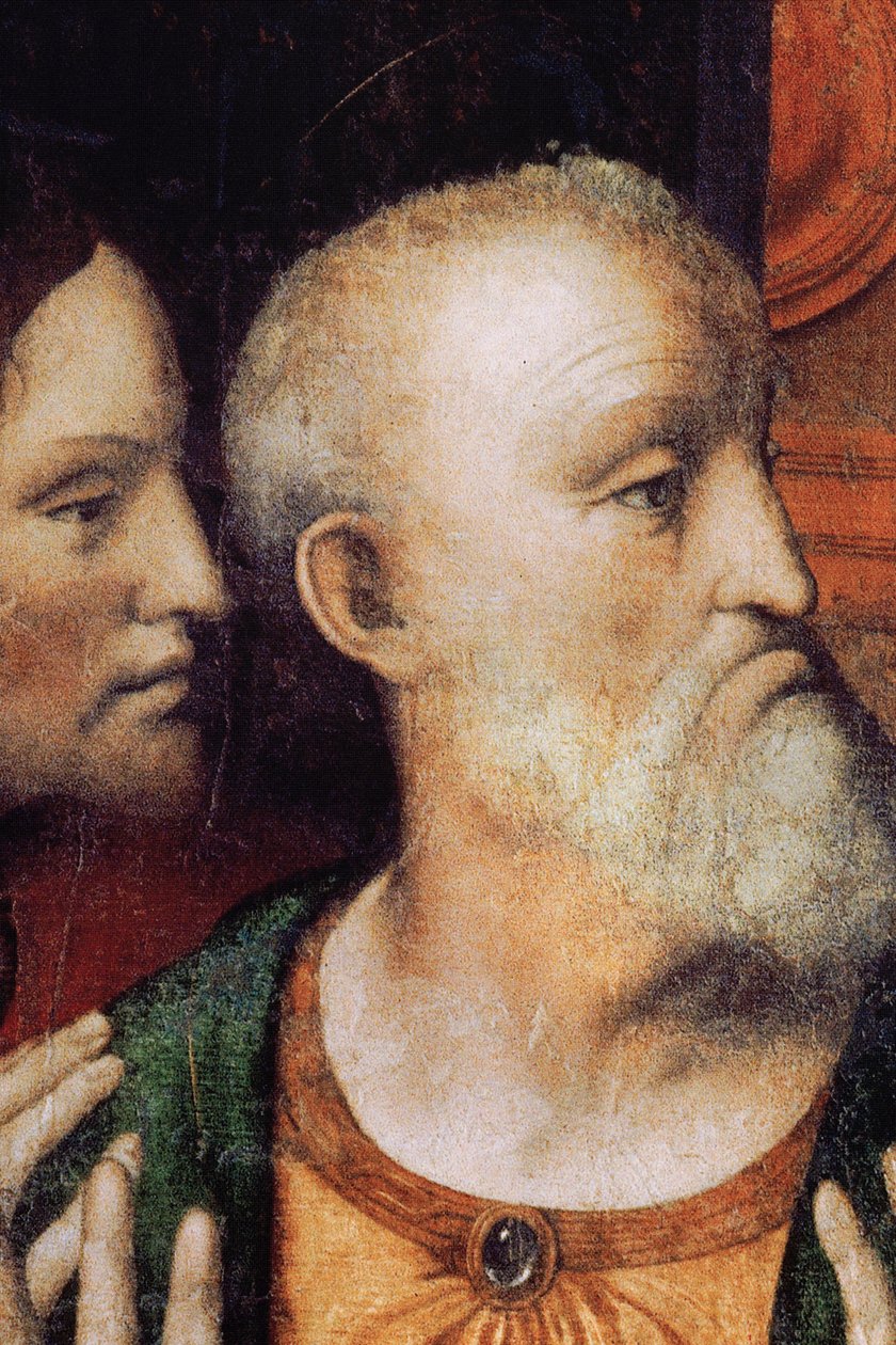 Abbey of Tongerlo. Last Supper (detail) by Andrea Solario