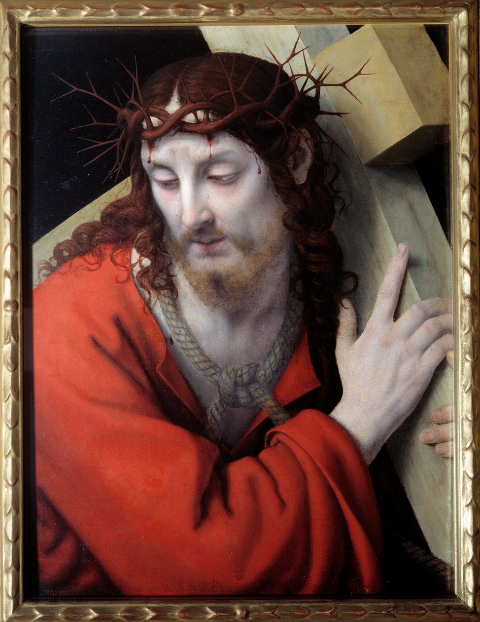 Christ carrying his cross by Andrea Solario