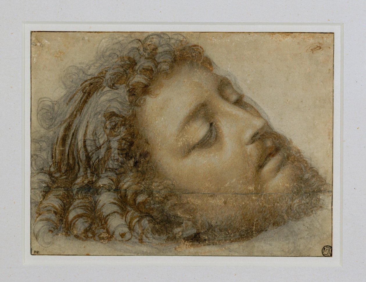 Head of Saint John the Baptist by Andrea Solario
