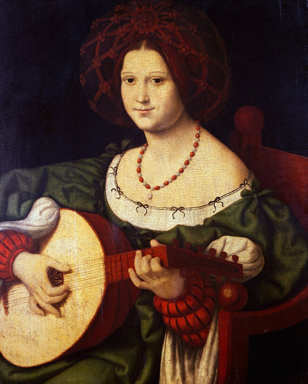 The lute player, by Andrea Solario, Italy by Andrea Solario