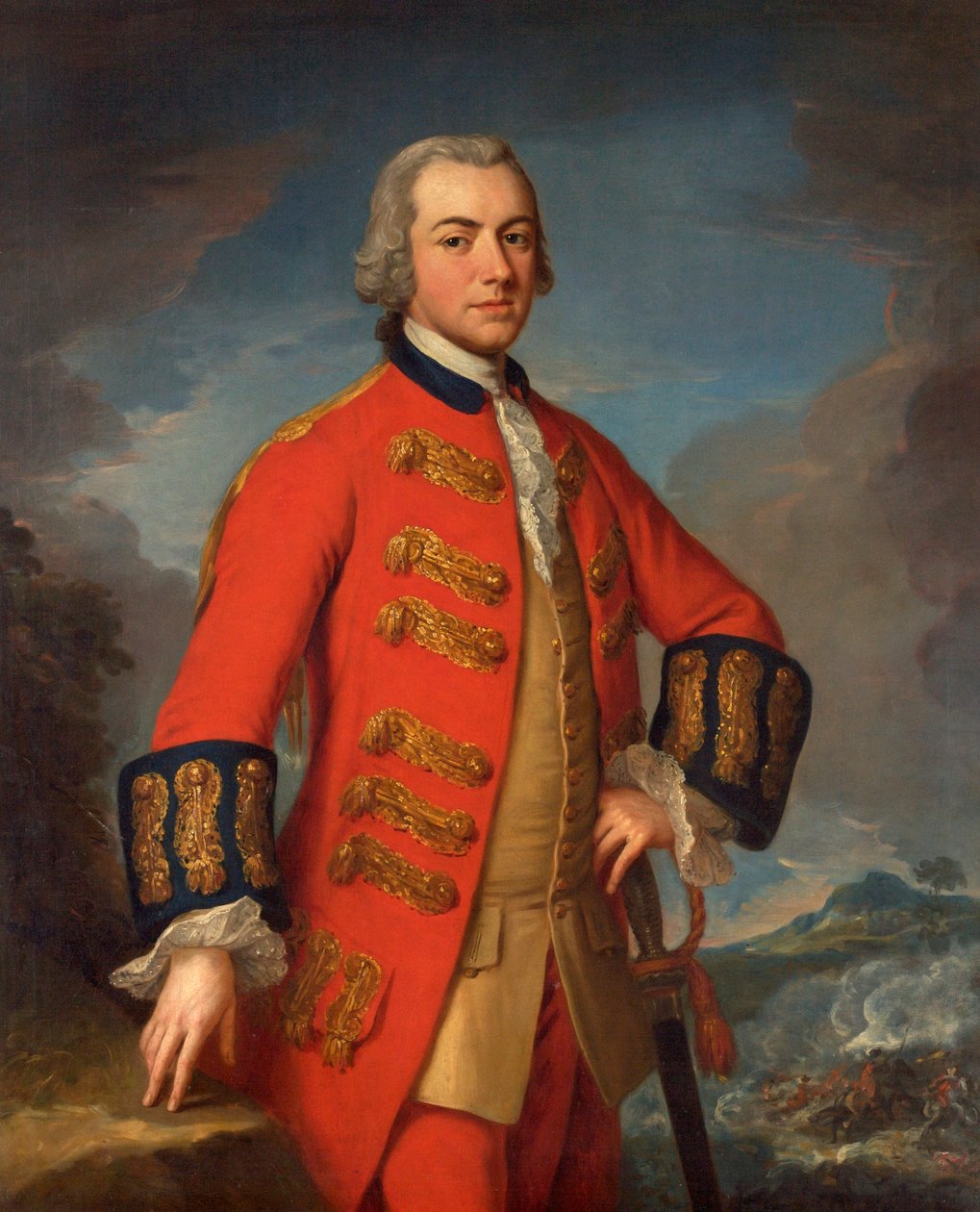 General Sir Henry Clinton, circa 1760-70 by Andrea Soldi