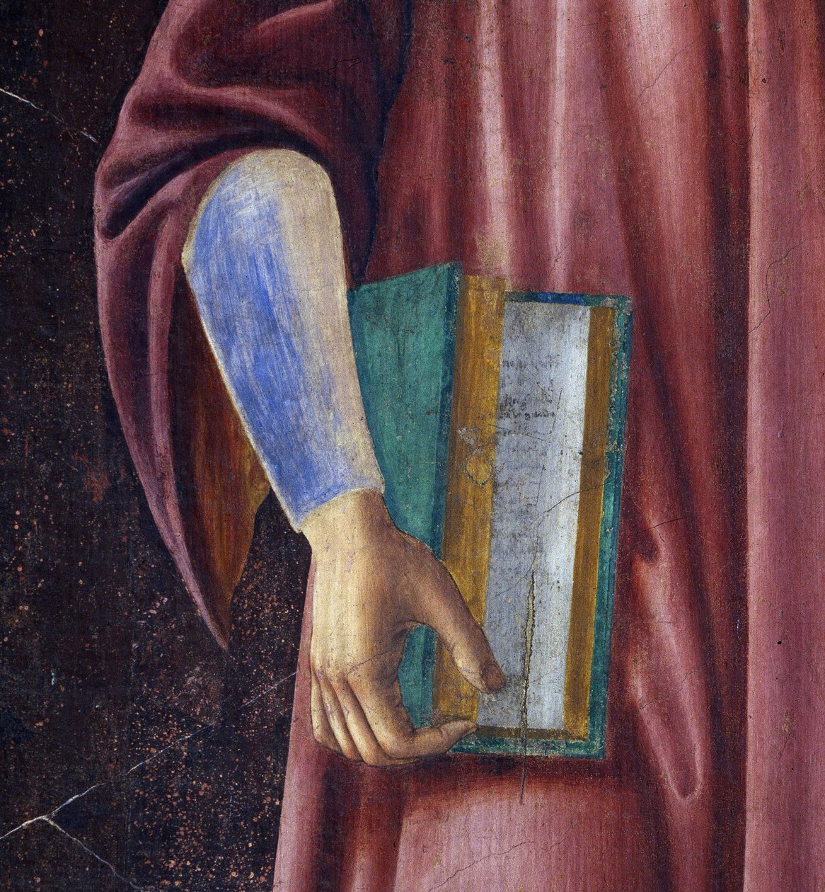 Dante Alighieri (detail) from the Villa Carducci series of famous men and women by Andrea del Castagno