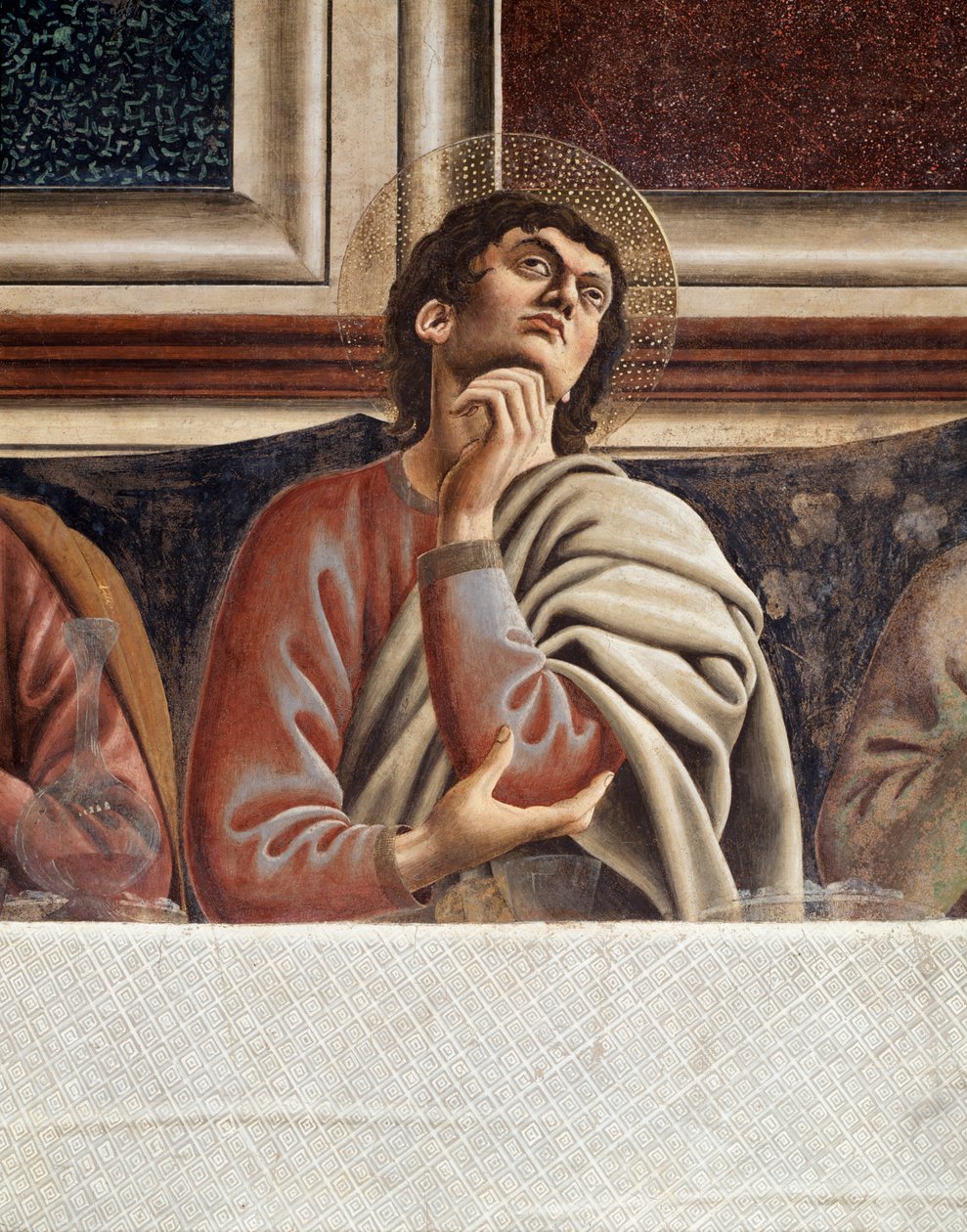 Last Supper (detail) by Andrea del Castagno